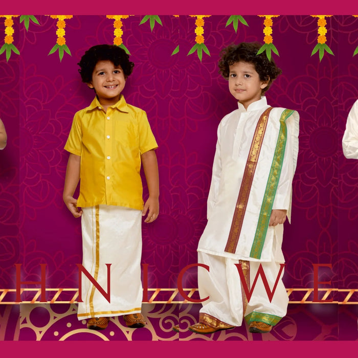 Indian men and kids Ethnic Wear