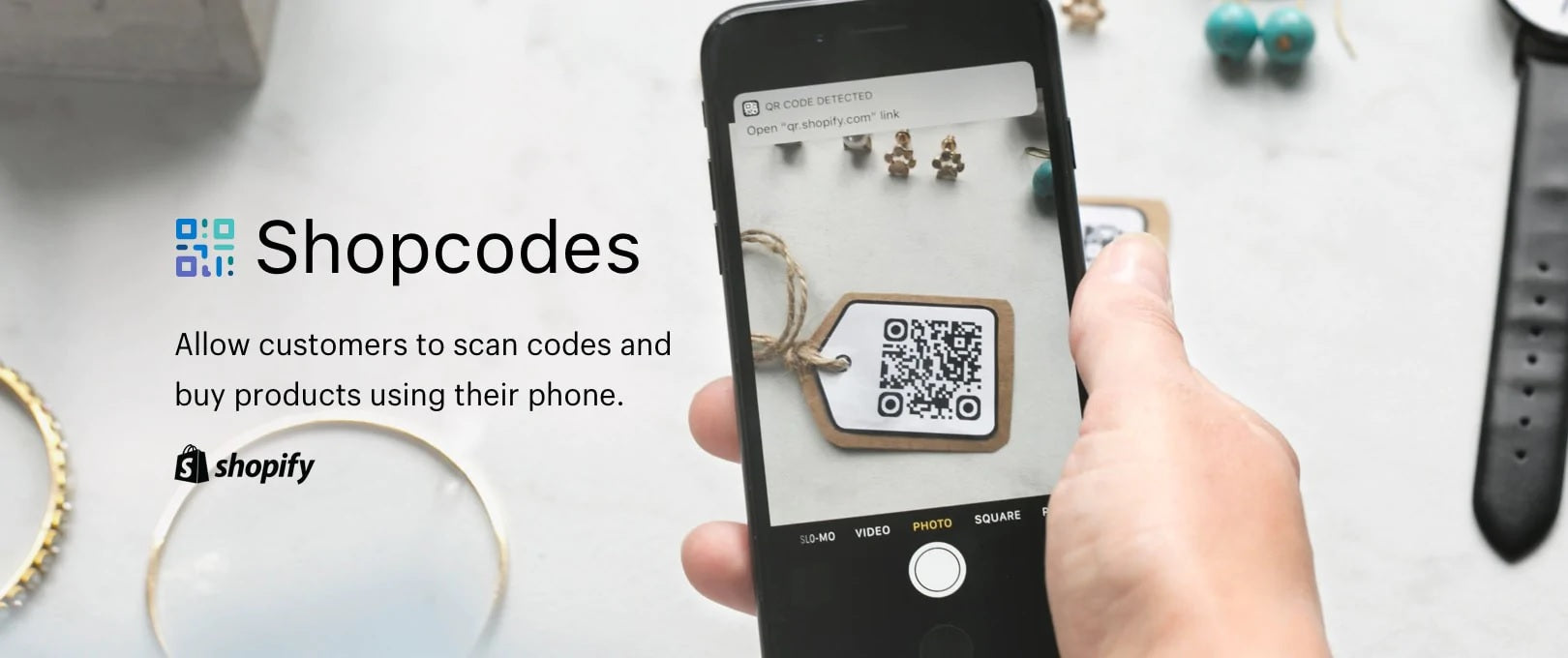 Shopify Shopcodes is a feature that allows retailers to create QR codes that customers can scan to access their online store.