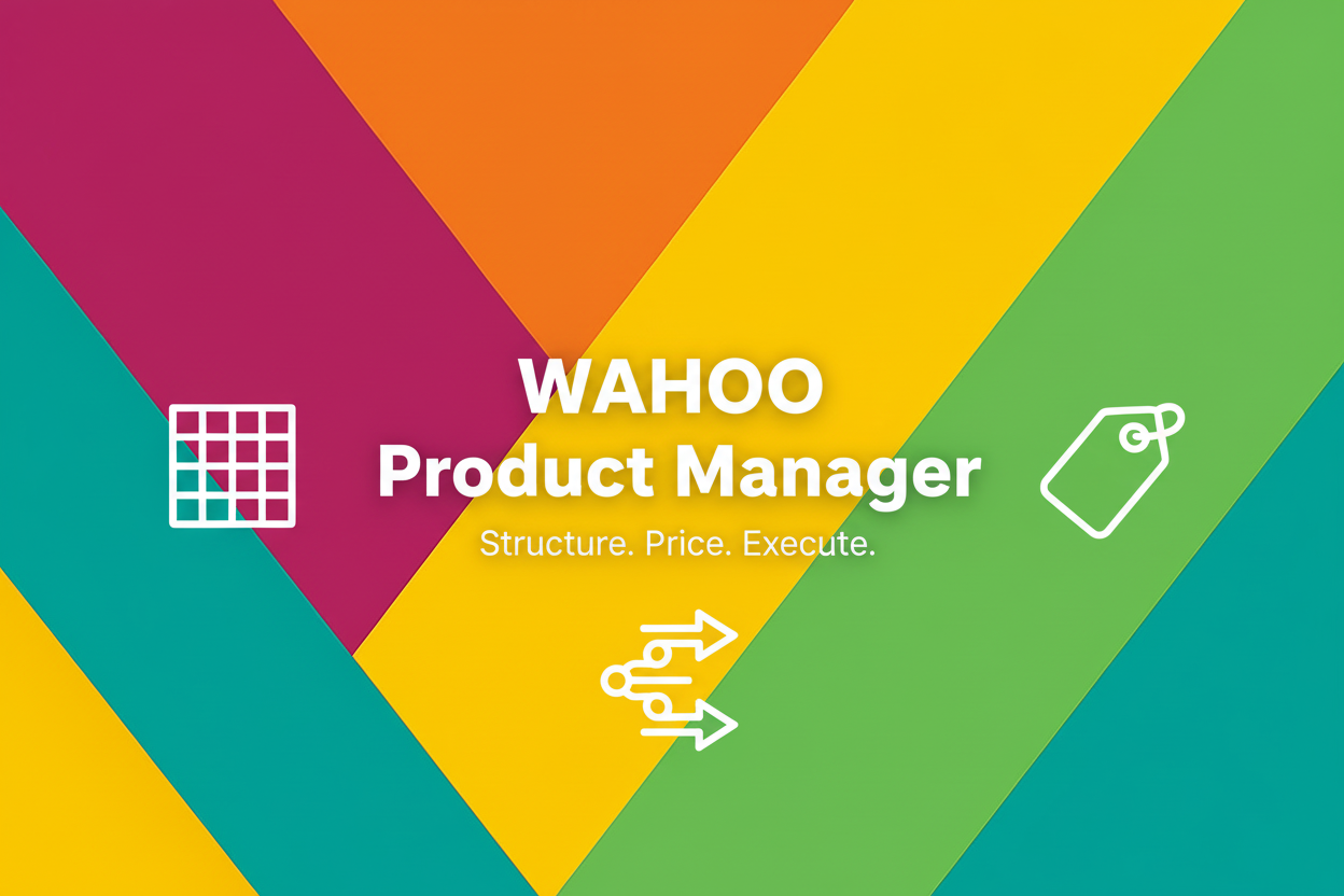 WAHOO Product Manager App