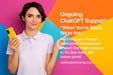 Ongoing ChatGPT Support
“Businesswoman introducing 24/7 ChatGPT support services by WAHOO Support for prompt fixes, troubleshooting, and optimization.”